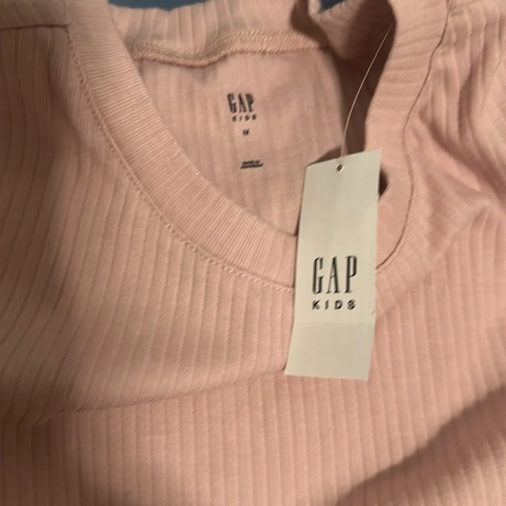 GAP Kids Ribbed Tier Pink Dress